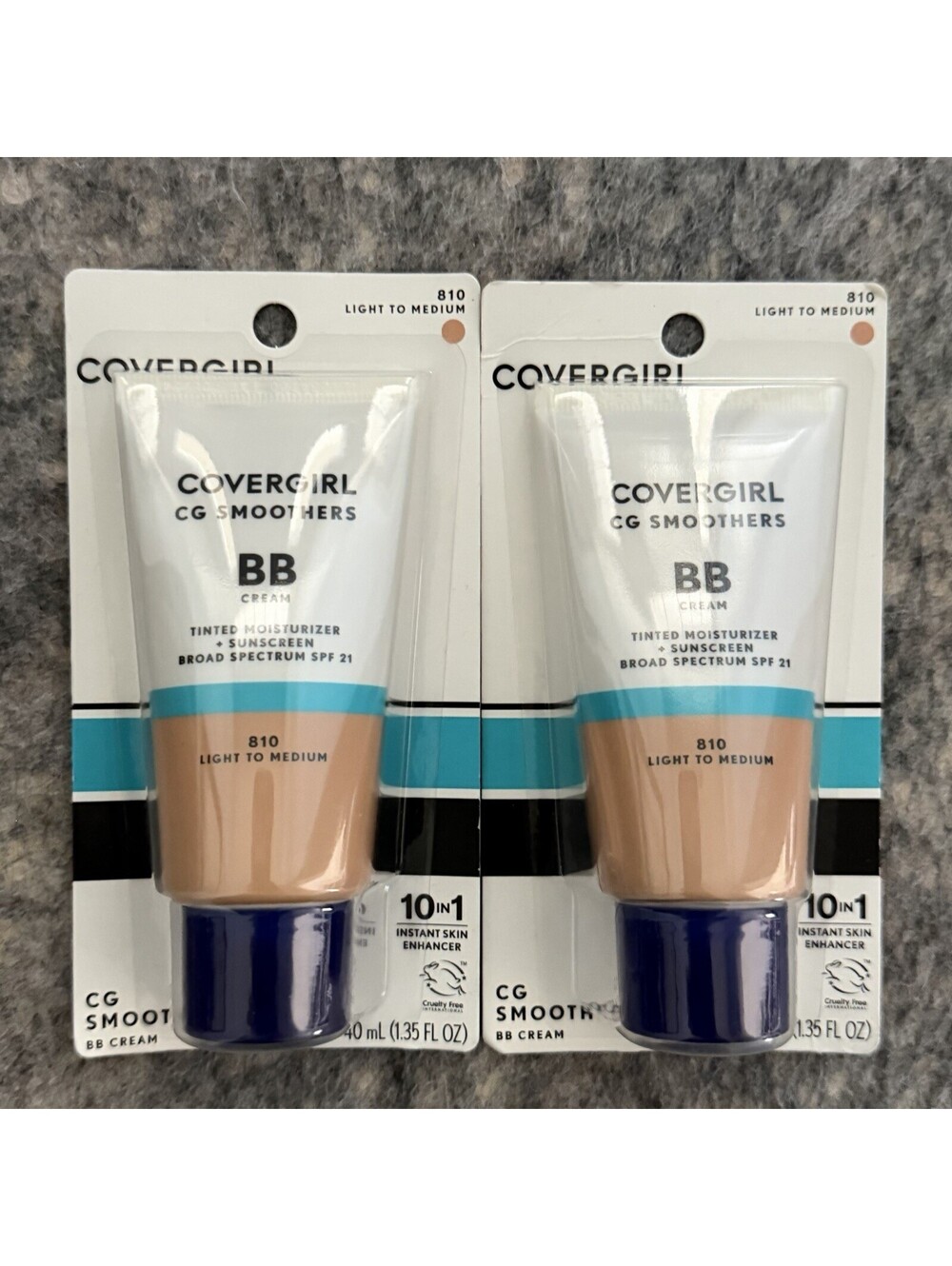 CoverGirl CG Smoothers BB Cream 810 Light to Medium SPF 21 1.35 oz Lot of 2 NEW